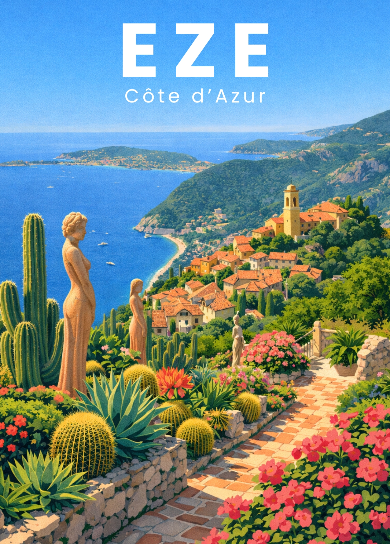 Cartes postales Èze-sur-Mer